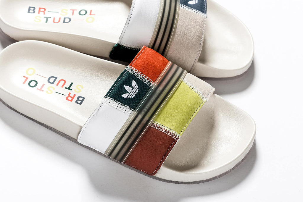 adidas Originals x Bristol Studios Adilette Slide - Cloud White