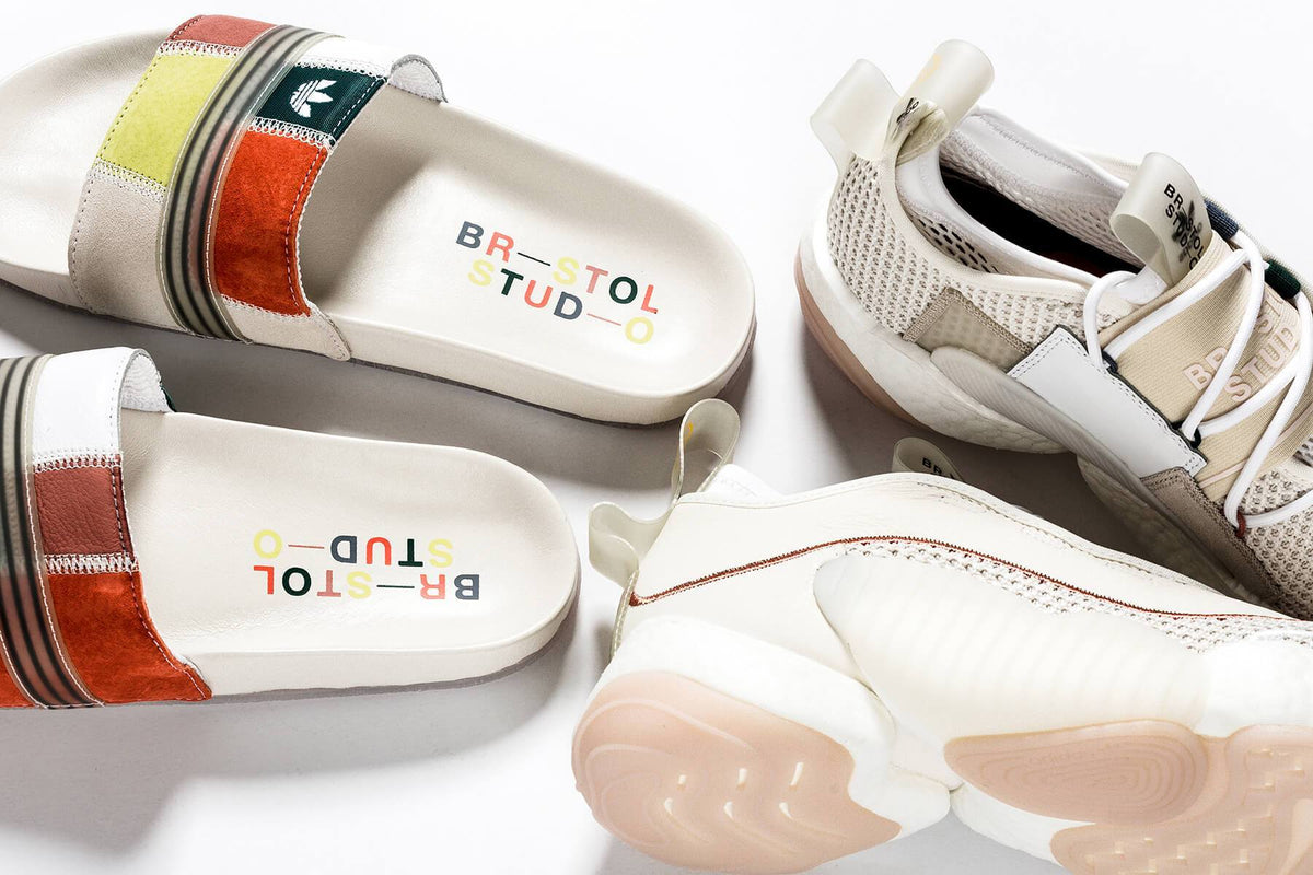 adidas Originals x Bristol Studios Adilette Slide - Cloud White