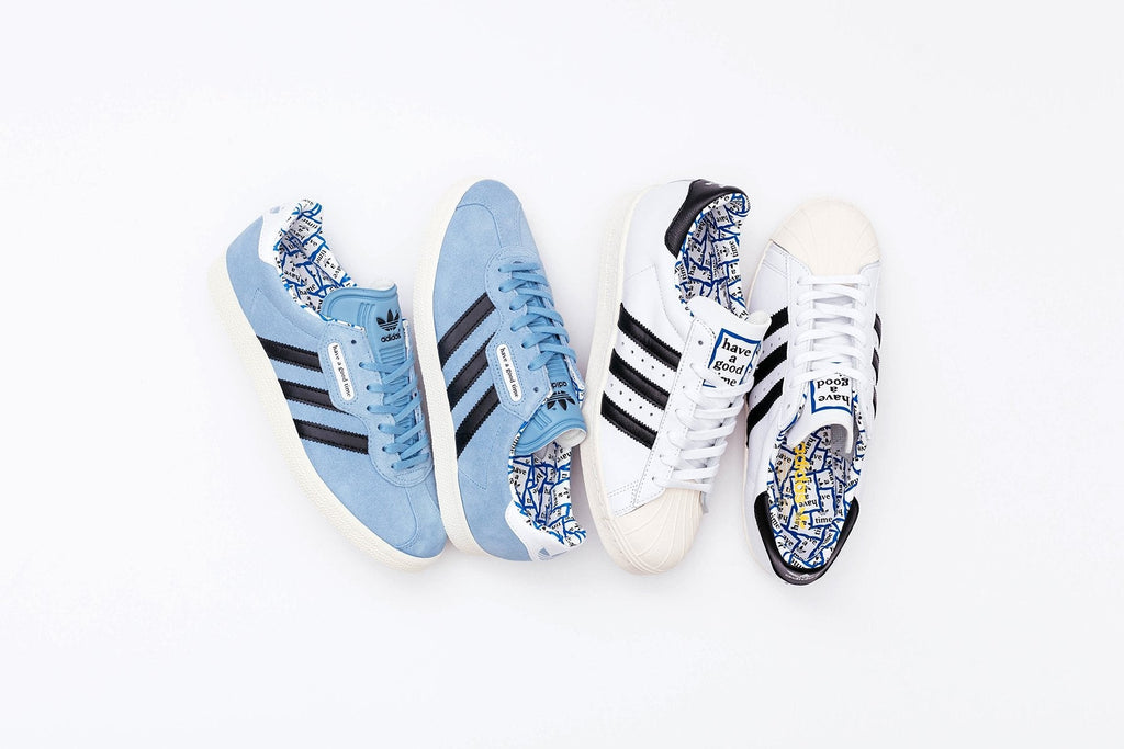 adidas Originals x Have A Good Time Gazelle Super - Clear Blue