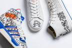 adidas Originals x Keith Haring Rivalry Hi - Crystal White/Blue/Core White