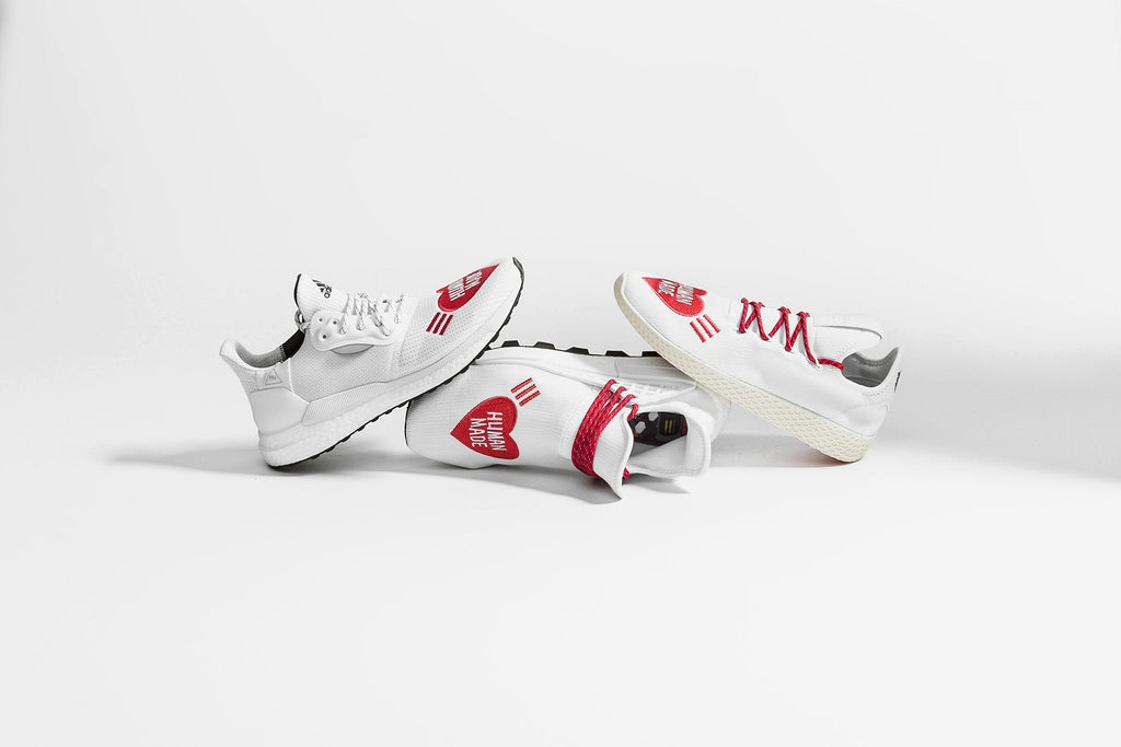 adidas Originals x Pharrell Williams x Solar Hu - White/Red