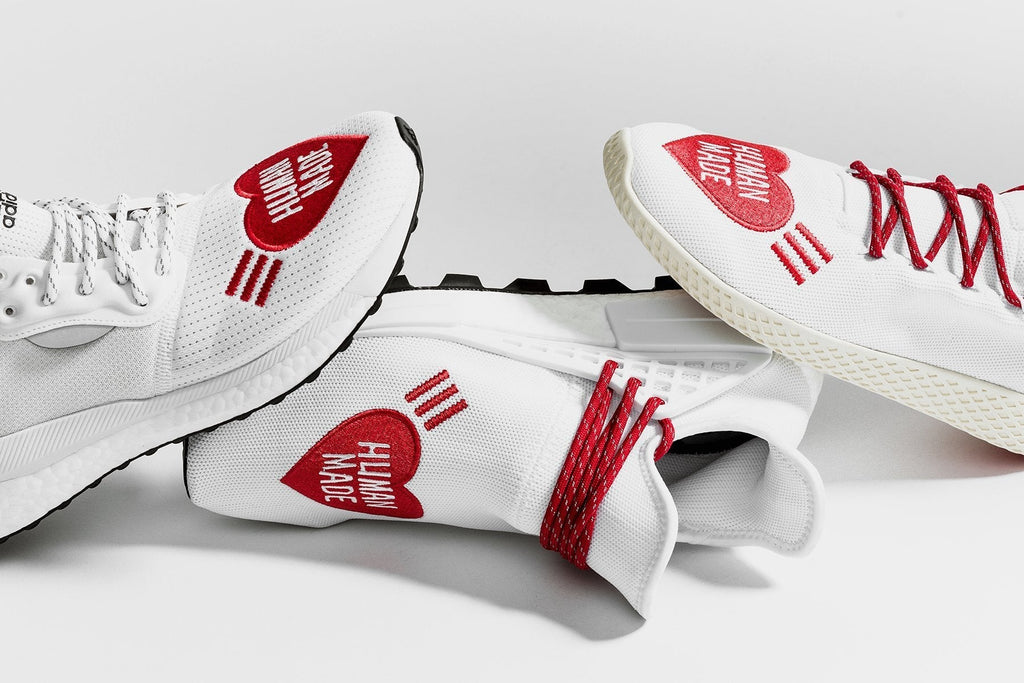 adidas Originals x Pharrell Williams x Solar Hu - White/Red