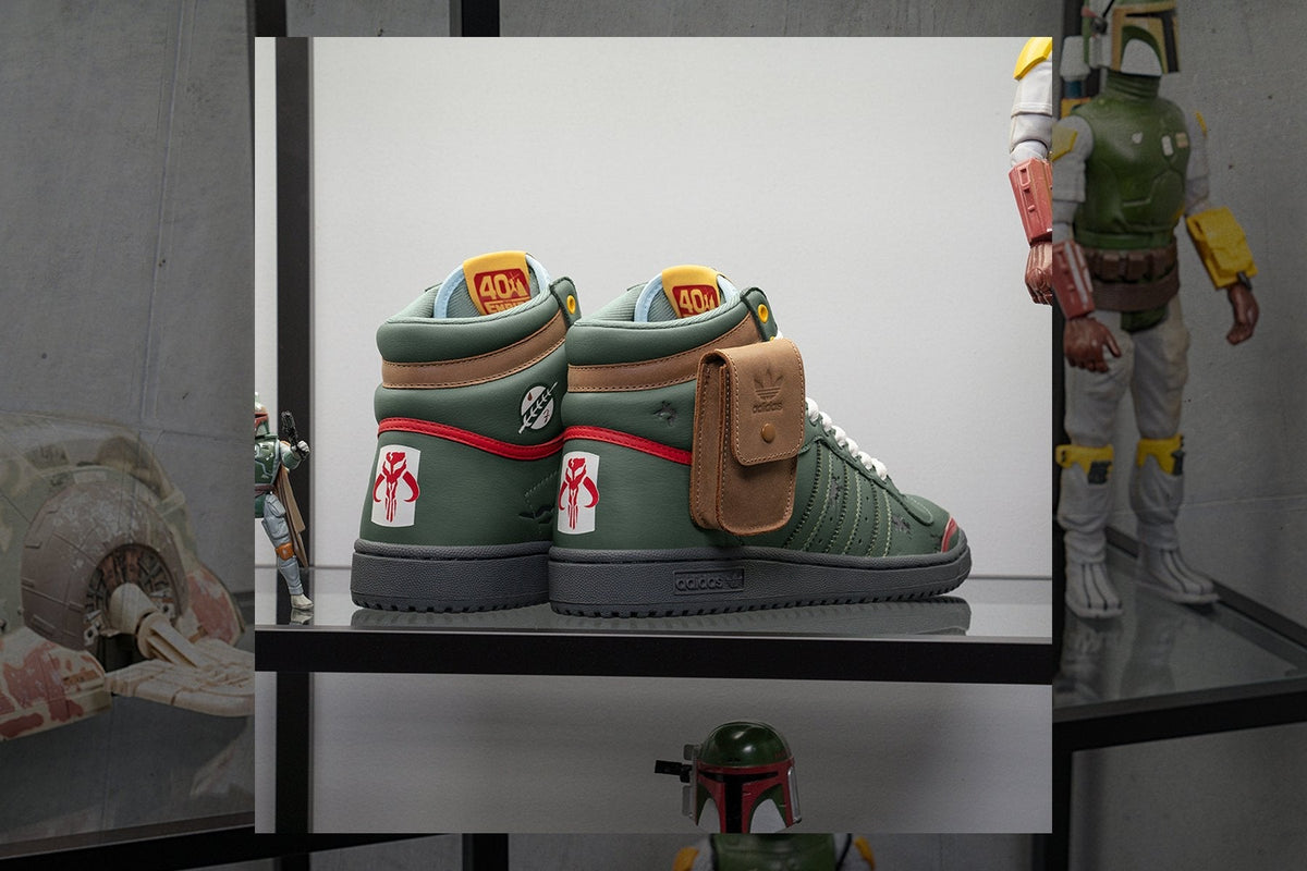 adidas Originals x Star Wars Top Ten Hi Star "Boba Fett" - Trace Green