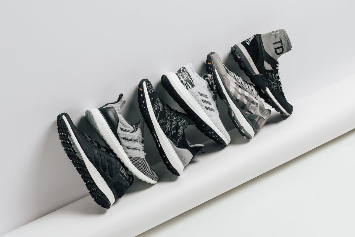 adidas Originals x UNDEFEATED Pureboost RBL - Shift Grey/Cinder/Utility Black