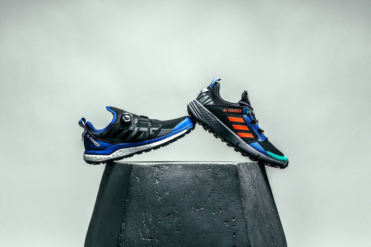adidas Originals x White Mountaineering Terrex Agravic Speed + - Core Black/Active Orange/Collegiate Royal