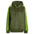 adidas Originals x Ivy Park Corduroy Hoodie - Wild Pine/Solar Slime
