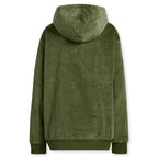 adidas Originals x Ivy Park Corduroy Hoodie - Wild Pine/Solar Slime