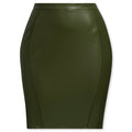 adidas Originals x Ivy Park Women's Plus Size Faux Leather Skirt - Wild Pine