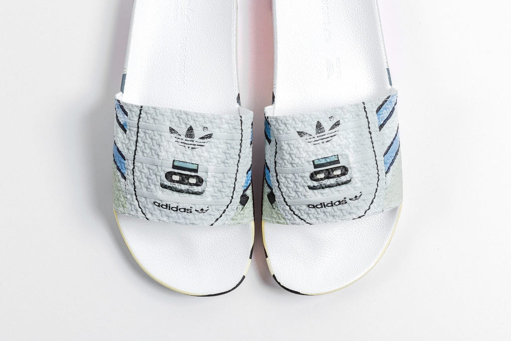 adidas Originals x Raf Simons Mirco Adilette - Silver