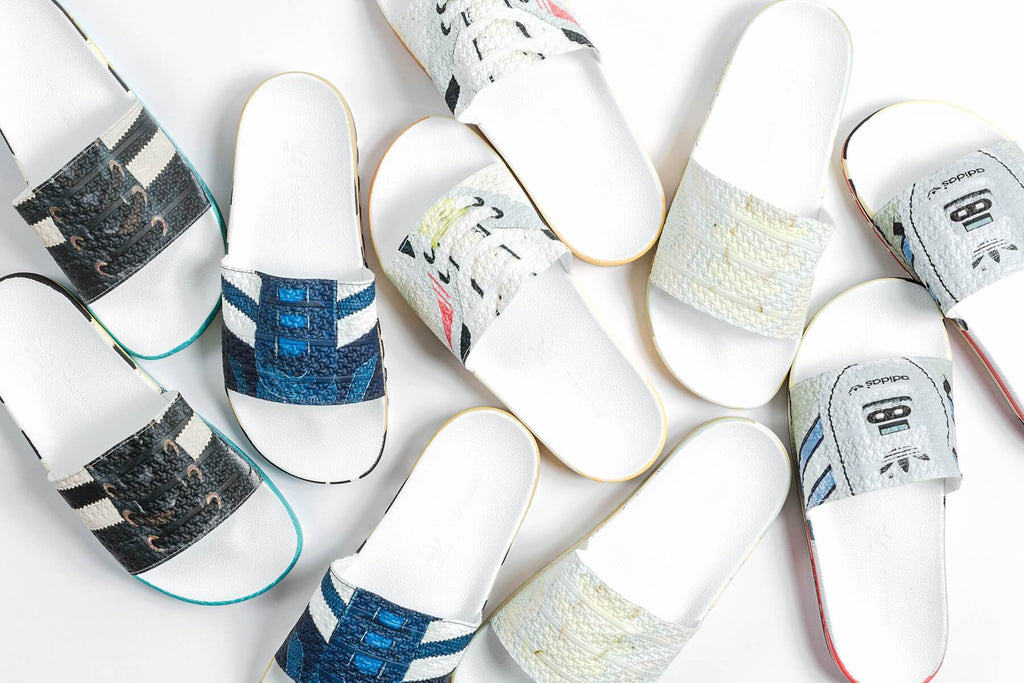 adidas Originals x Raf Simons Samba Adilette - Black