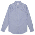 A-Wing Patch Oxford Shirt - Slate Blue