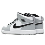 Air Jordan 1 Mid (PS) - Light Smoke Grey/Black/White