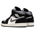 Air Jordan 1 Mid SE - Black/Smoke Grey/Sail