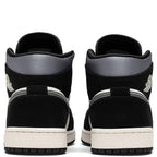 Air Jordan 1 Mid SE - Black/Smoke Grey/Sail