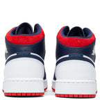 Air Jordan 1 Mid SE (GS) - White/University Red
