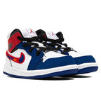 Air Jordan 1 Mid SE (TD) - White/University Red/Rush Blue
