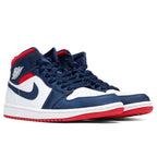 Air Jordan 1 Mid SE - White/University Red