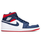 Air Jordan 1 Mid SE - White/University Red
