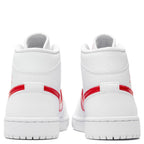Women's Air Jordan 1 Mid - White/University Red