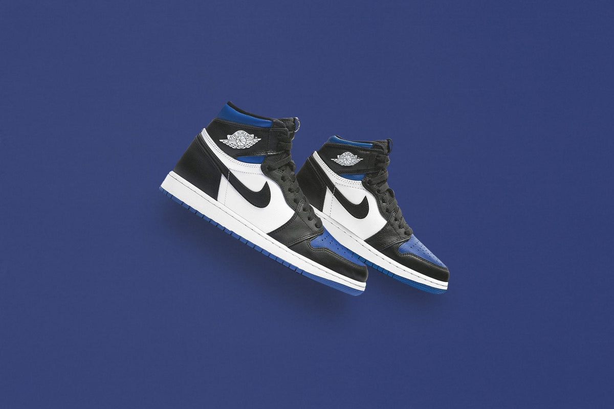 Air Jordan 1 Retro High OG "Royal Toe" - Black/White/Game Royal