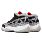 Air Jordan 11 Retro Low IE "Black Cement" - Black/Fire Red