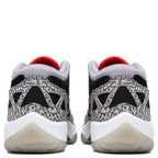Air Jordan 11 Retro Low IE "Black Cement" - Black/Fire Red