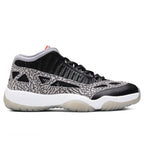 Air Jordan 11 Retro Low IE "Black Cement" - Black/Fire Red