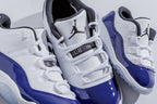 Air Jordan 11 Retro Low (PS) - White/Black/Concord