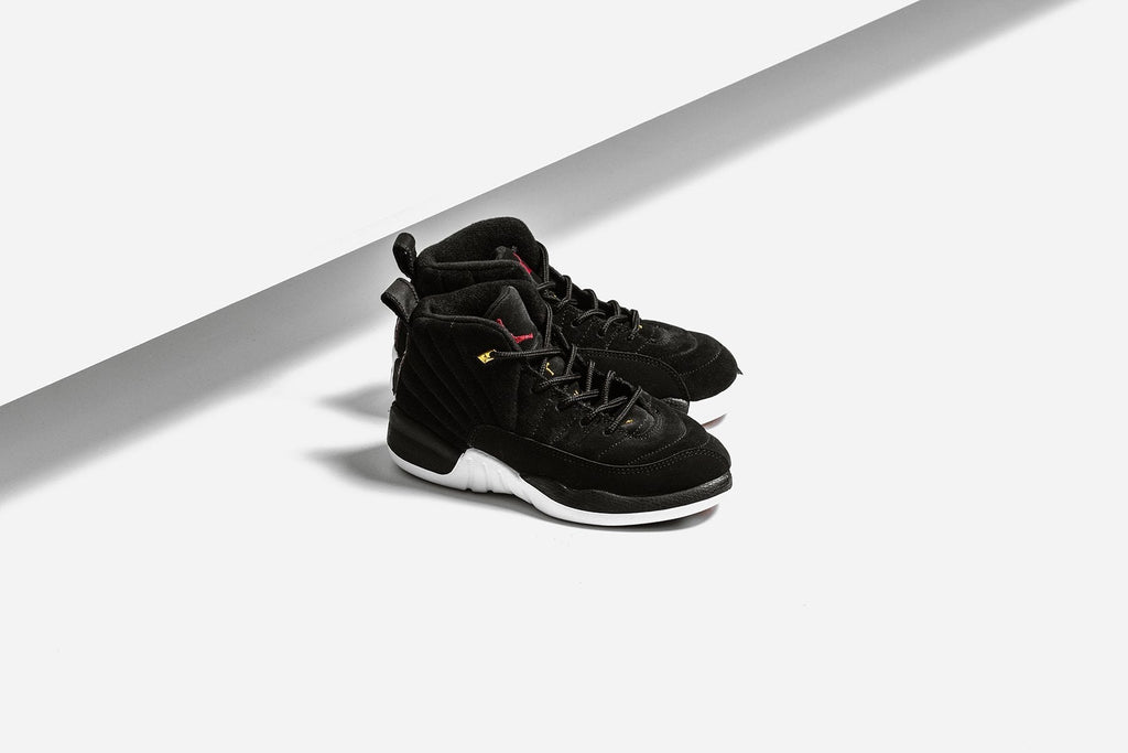 Air Jordan 12 Retro (PS) - Black/Taxi