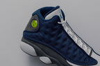 Air Jordan 13 Retro "Flint Grey" - Navy/University Blue