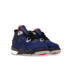 Air Jordan 4 Retro (TD) "Loyal Blue" - Loyal Blue/Black/Habanero Red