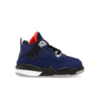 Air Jordan 4 Retro (TD) "Loyal Blue" - Loyal Blue/Black/Habanero Red