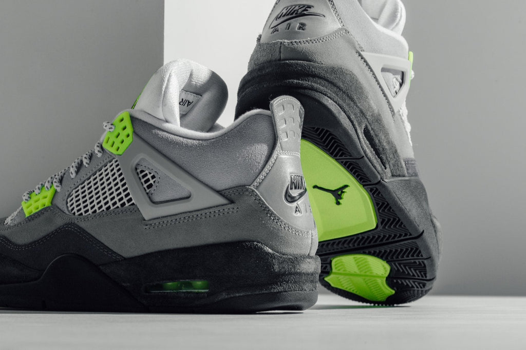 Air Jordan 4 Retro "Neon"- Cool Grey/Volt/Wolf Grey/Anthracite