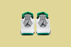 Women's Air Jordan 4 Retro "Rasta" - White/University Red/Lucid Green