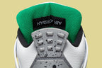Women's Air Jordan 4 Retro "Rasta" - White/University Red/Lucid Green