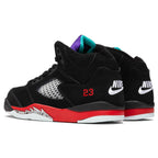 Air Jordan 5 Retro (PS) "Top 3" - Black/New Emerald/Fire Red/Grape Ice