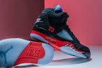 Air Jordan 5 Retro "Top 3" - Black/New Emerald/Fire Red/Grape Ice