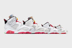 Air Jordan 6 Retro (TD) "Hare" - Neutral Grey/Black/White/True Red