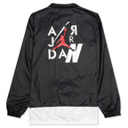 Air Jordan Legacy AJ 4 Coaches Jacket - Black/White/White