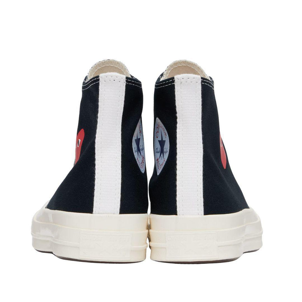 COMME DES GARÇONS PLAY CONVERSE CHUCK 70 OG SINGLE HEART BLACK