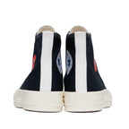 COMME DES GARÇONS PLAY CONVERSE CHUCK 70 OG SINGLE HEART BLACK