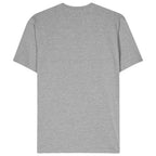 COMME DES GARÇONS PLAY DOUBLE HEART EMBLEM T-SHIRT GREY
