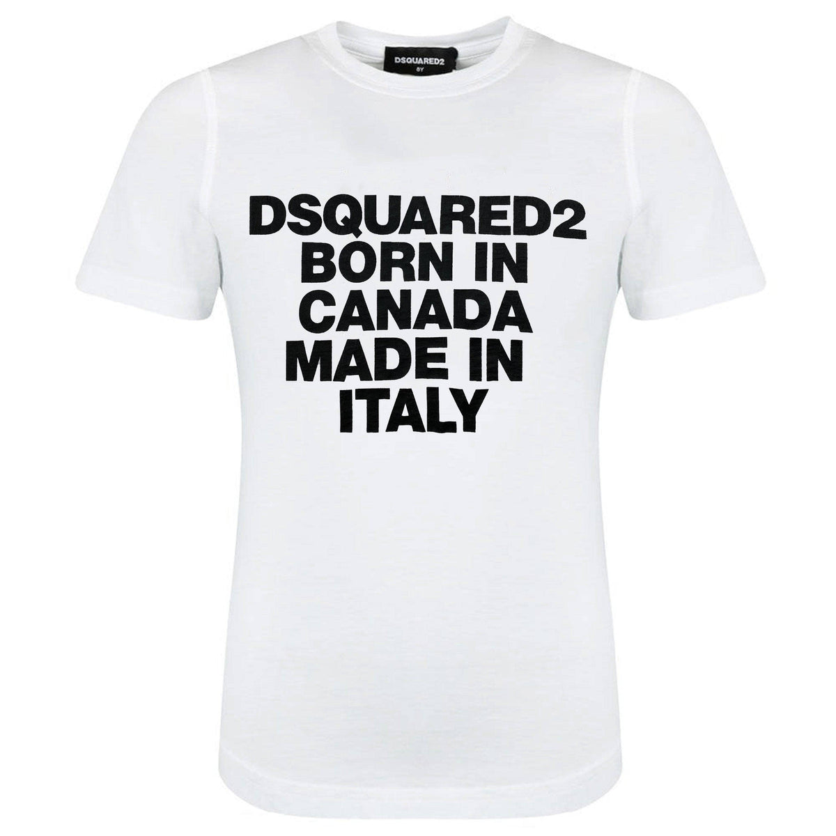 DSQUARED2 White 'Born In Canada' Tee