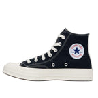 COMME DES GARÇONS PLAY CONVERSE CHUCK 70 OG SINGLE HEART BLACK