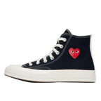 COMME DES GARÇONS PLAY CONVERSE CHUCK 70 OG SINGLE HEART BLACK