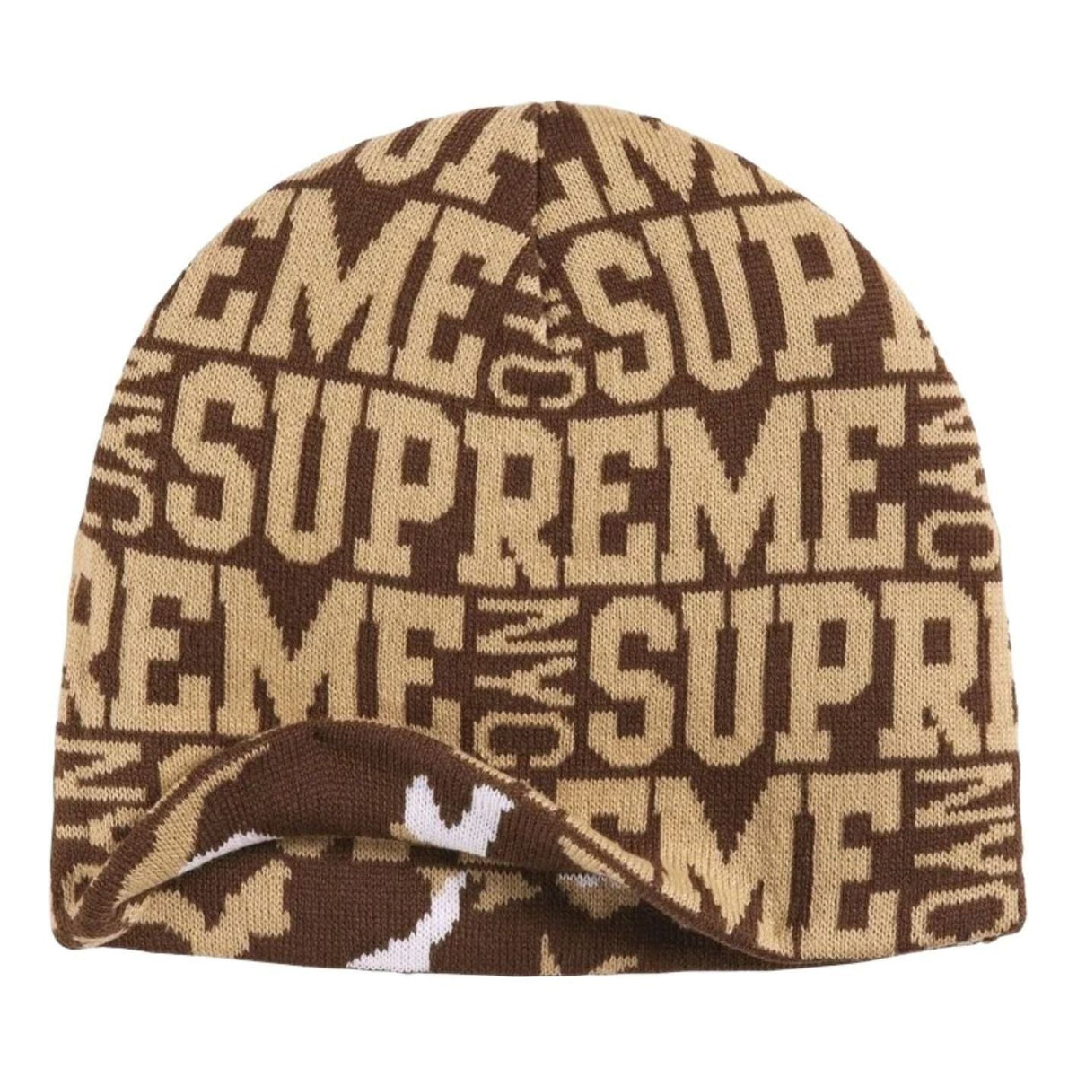 Supreme FW26 Reversible Camo Beanie 'Brown' SUP-FW26-1073-BRN