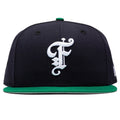 Feature x New Era Old English Fitted Cap - Navy/Green