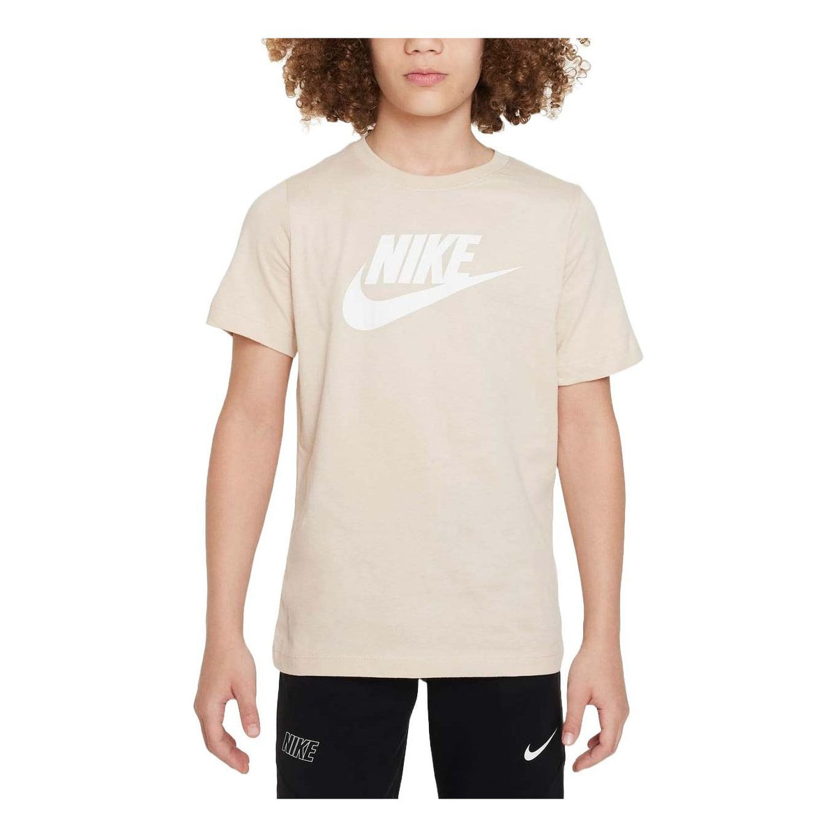 (GS) Nike Sportswear Older Cotton T-Shirt 'Beige' AR5252-126