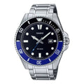 CASIO MDV-107D-1A2V 'Silver Black' MDV-107D-1A2