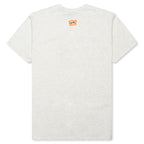 Airbrush S/S Tee - Light Heather Grey